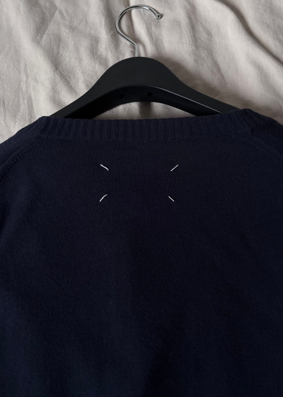 마르지엘라 엘보우 레더 가디건 상품이미지3