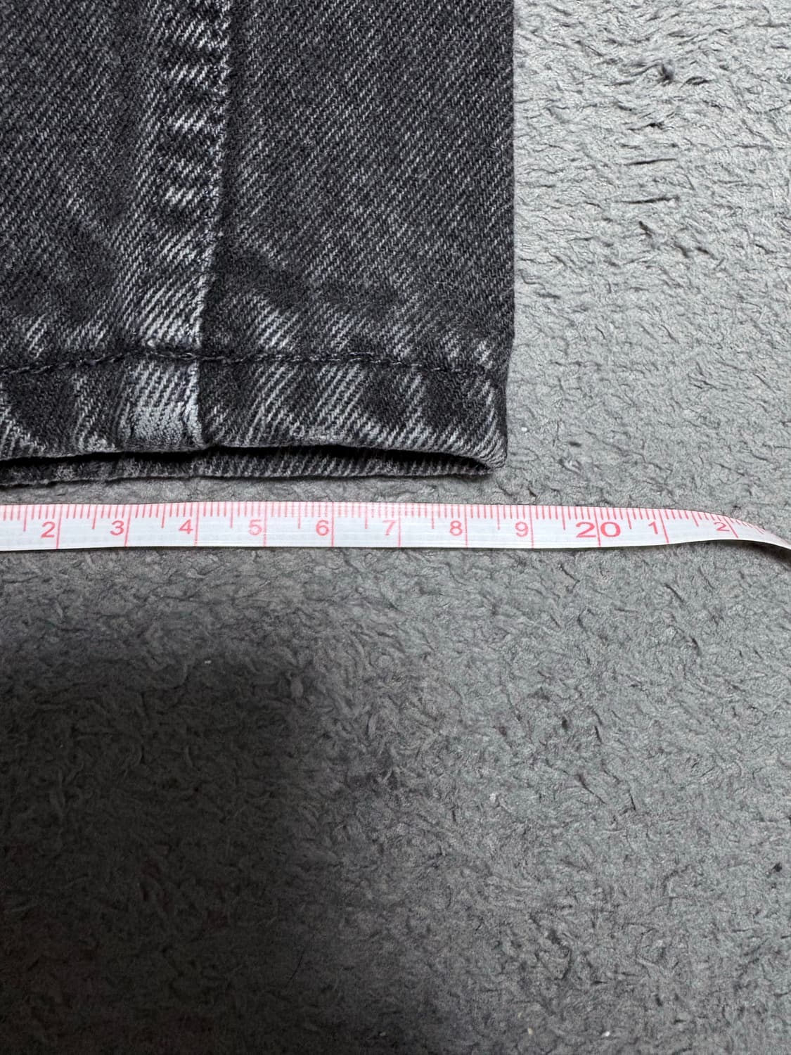 (34x32, 실측 33) 90s 리바이스 505 USA 흑청 블랙진 상품이미지8