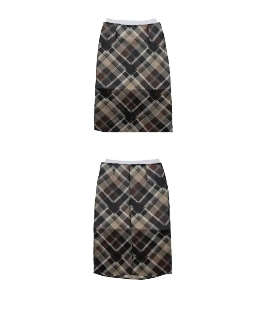 아수라 PREPPIE CHECK SKIRT 여자 아이들 미연 착용 상품이미지7