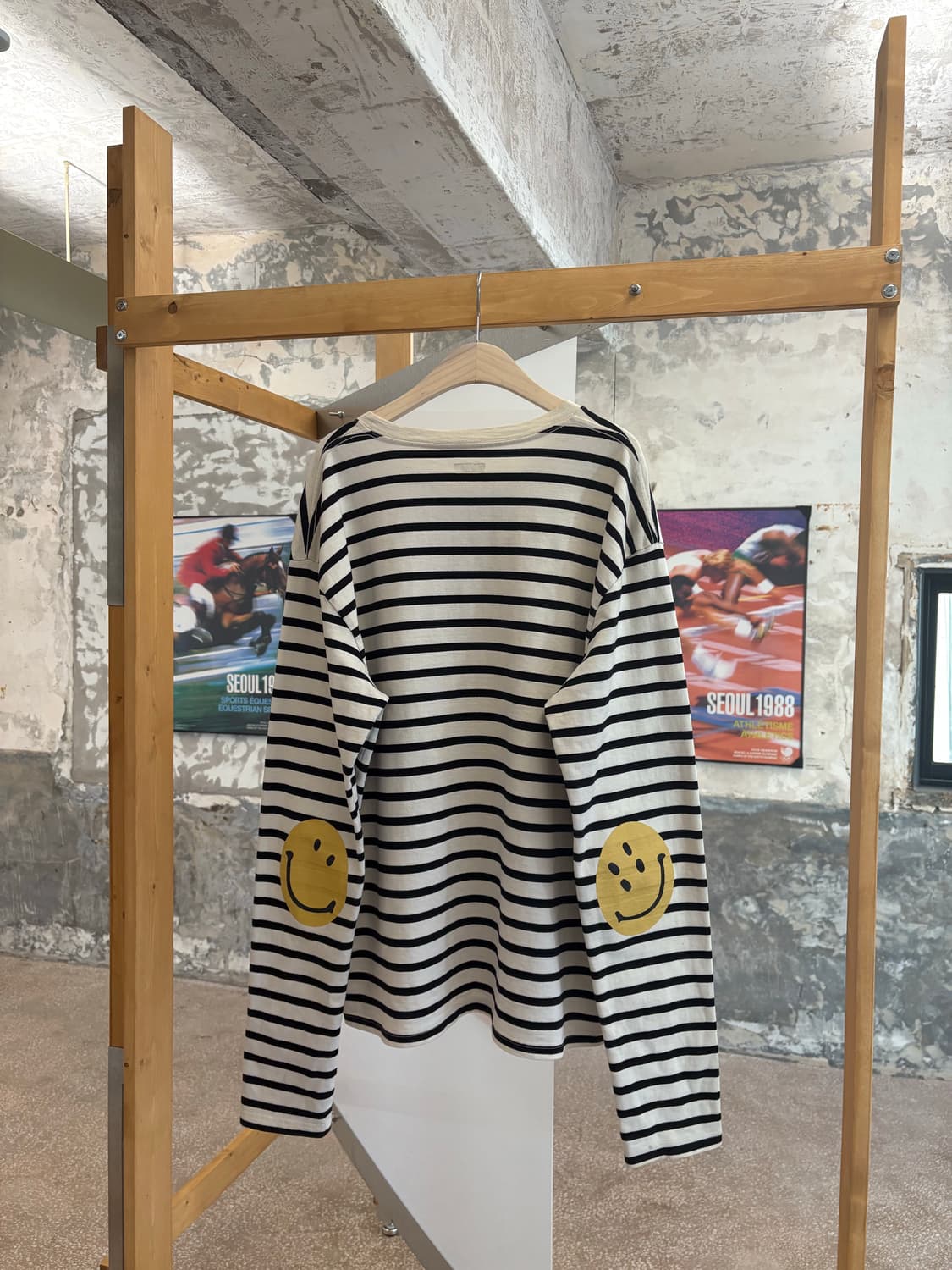 KAPITAL Smile Printing Stripe T Shirt 🙂 상품이미지7
