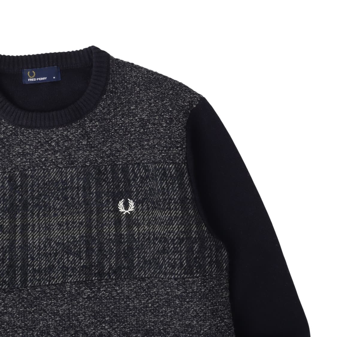 프레드페리 로고 울 니트 스웨터 상품이미지3