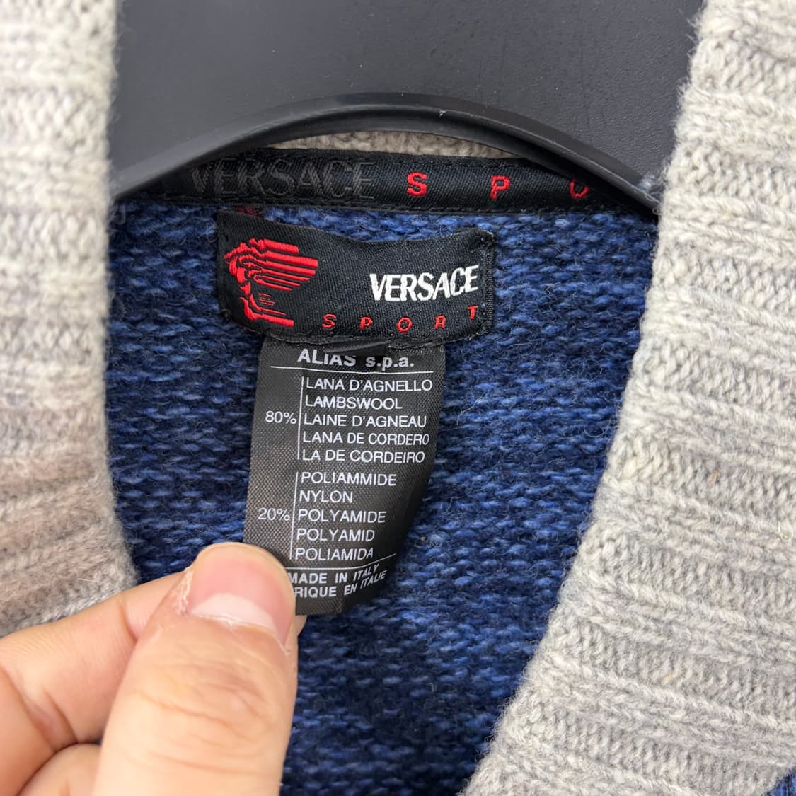 베르사체 스포츠 투웨이 니트 집업 자켓 상품이미지8