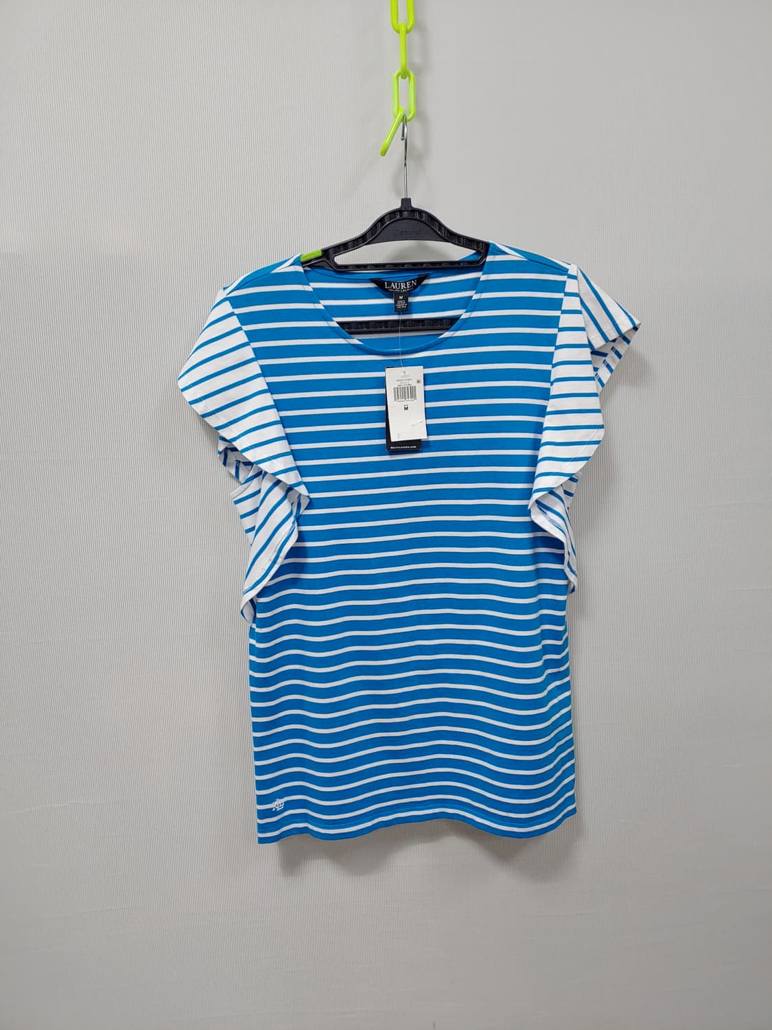 새상품 로렌 랄프로렌 스트라이프 티셔츠 M 상품이미지1