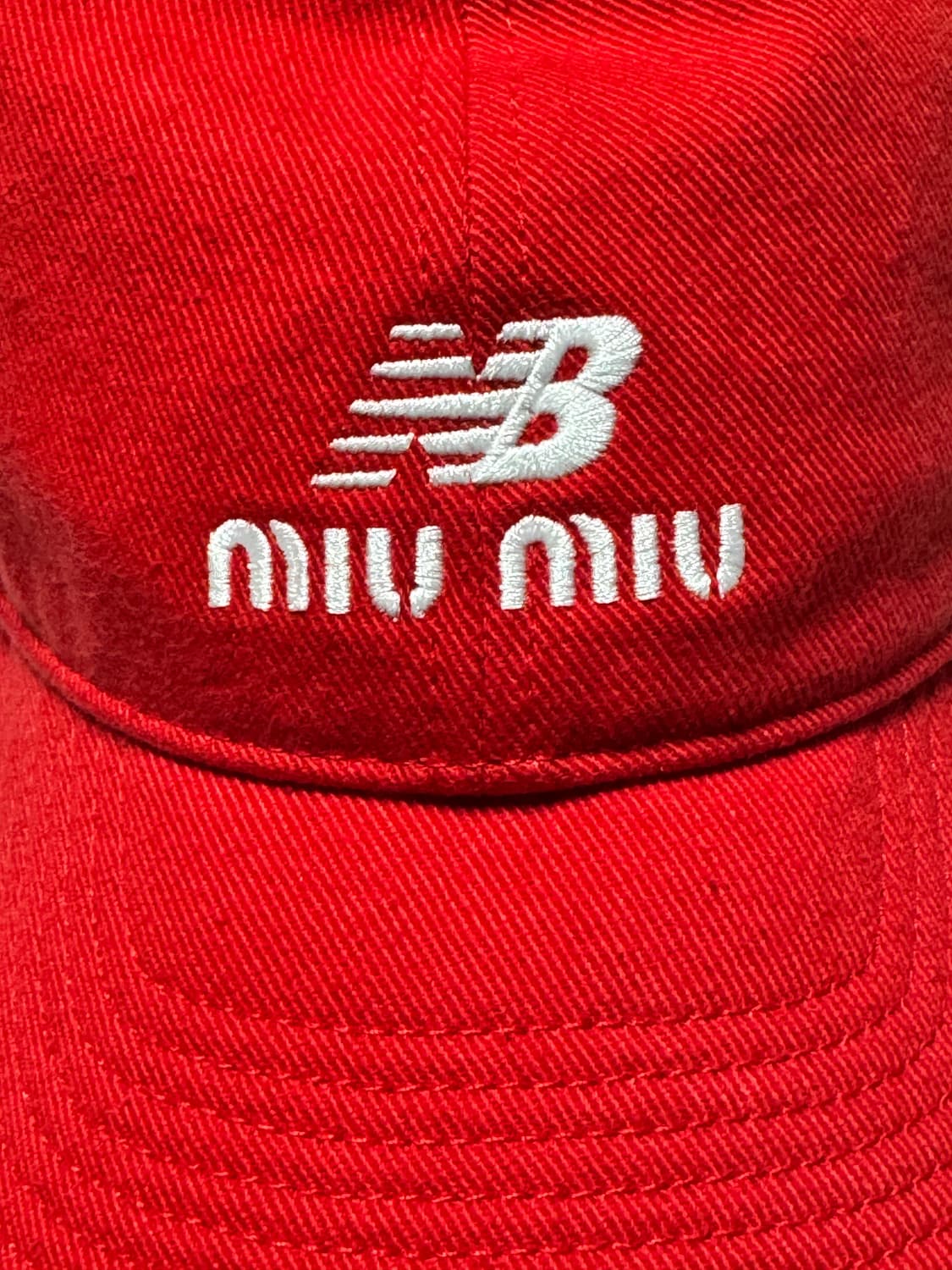 미우미우 데님 볼캡 상품이미지1