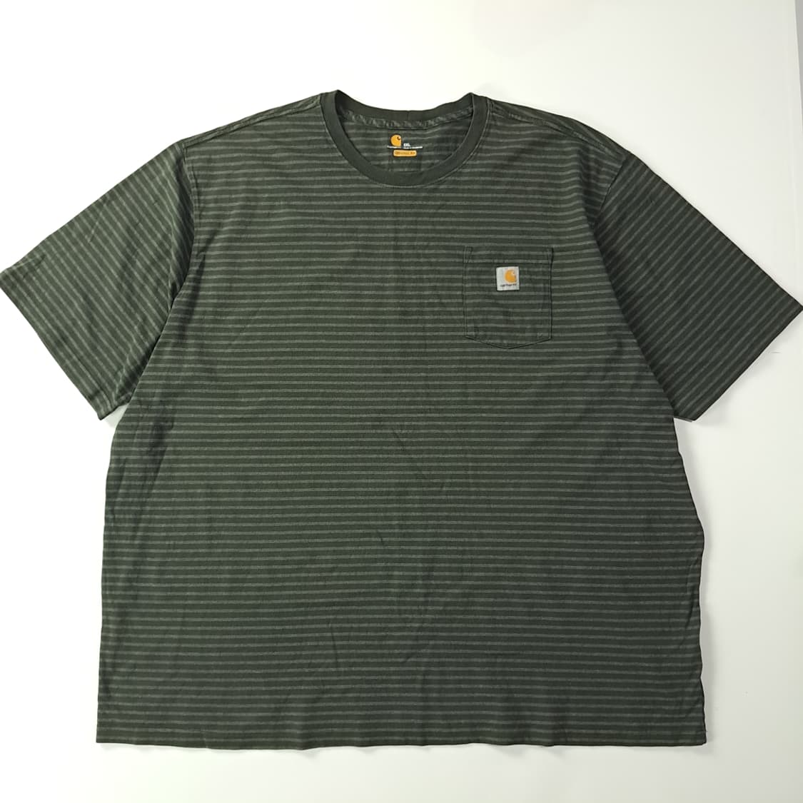 CK371 5XL 칼하트 K87 포켓스트라이프 반팔 티셔츠 상품이미지1