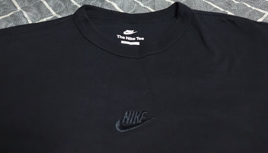 나이키 NSW 오버사이즈 프리미엄 반팔티 블랙 (L) 상품이미지2