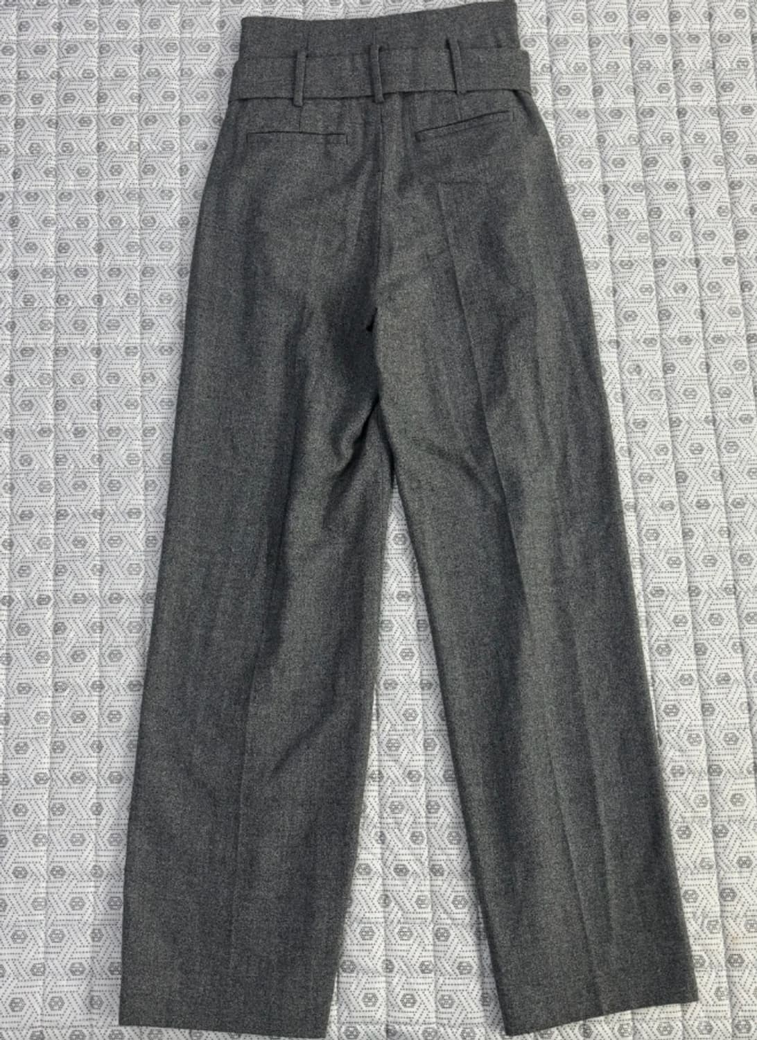 한섬 이로 IRO 회색 와이드 팬츠 벨트 24.4 상품이미지4