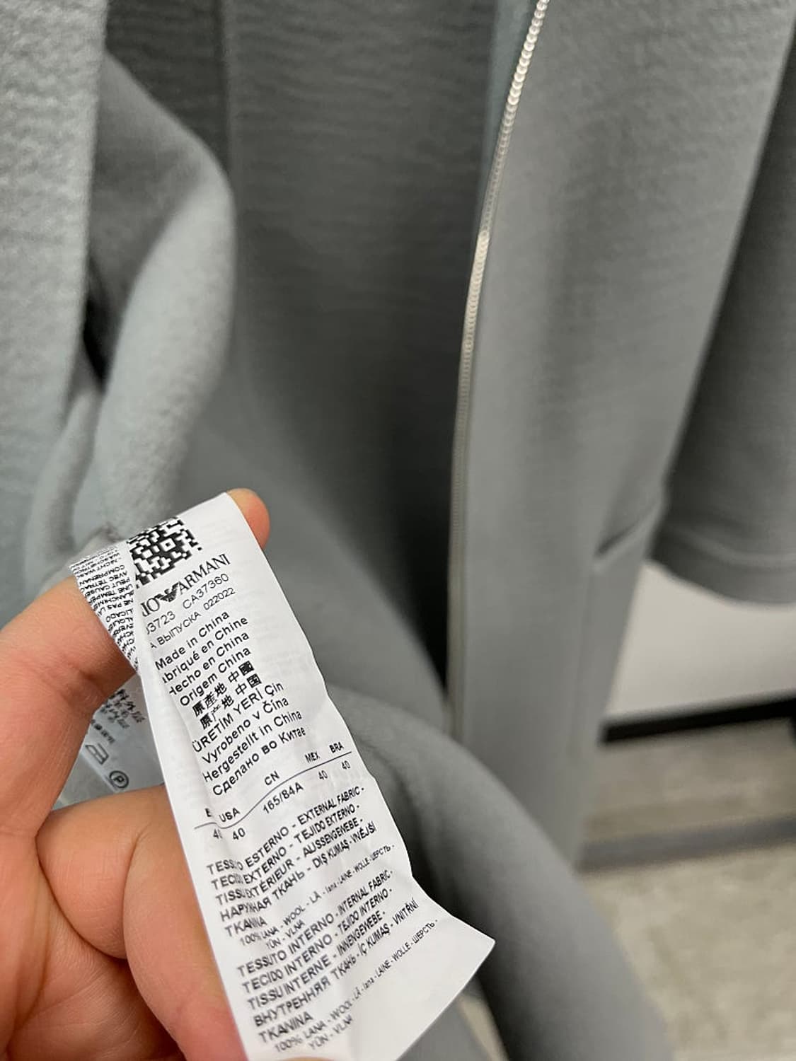 여) 엠포리오알마니 신형 오버코트  상품이미지9