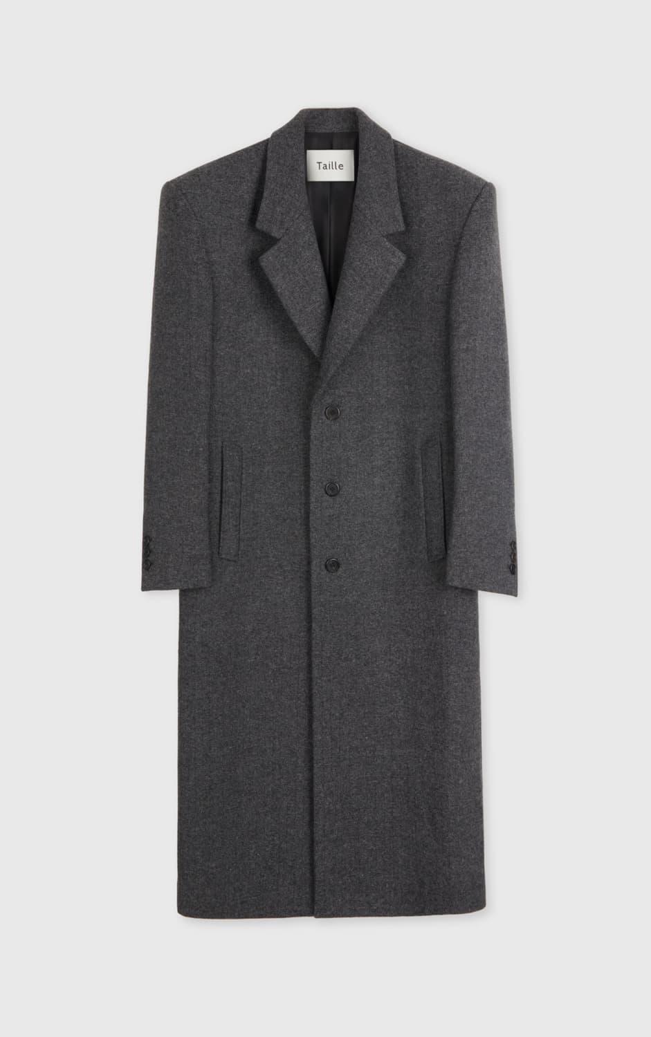 타일레 SAINT SINGLE BREASTED OVER COAT DARK 상품이미지1