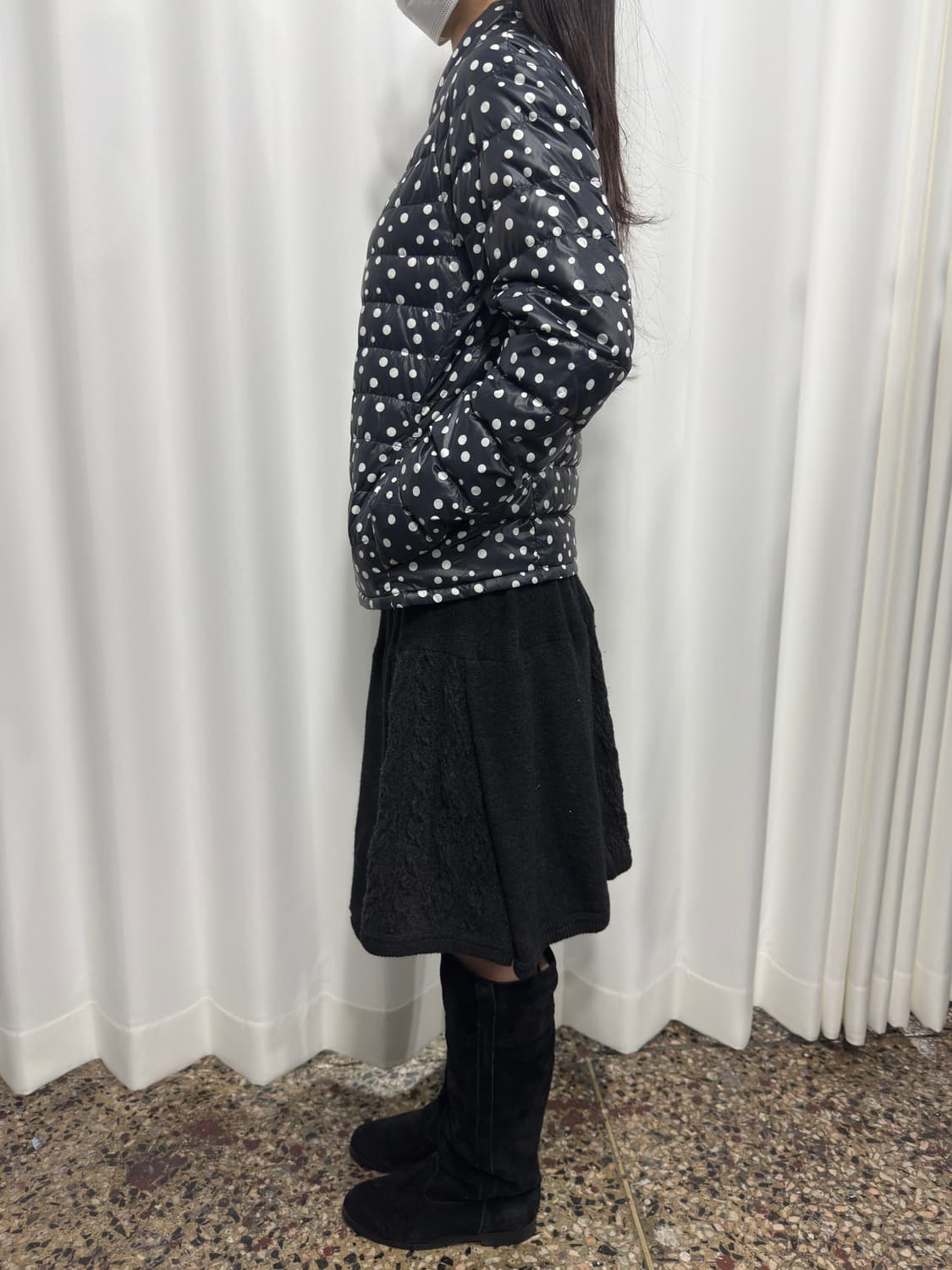uniqlo dot padding 상품이미지4