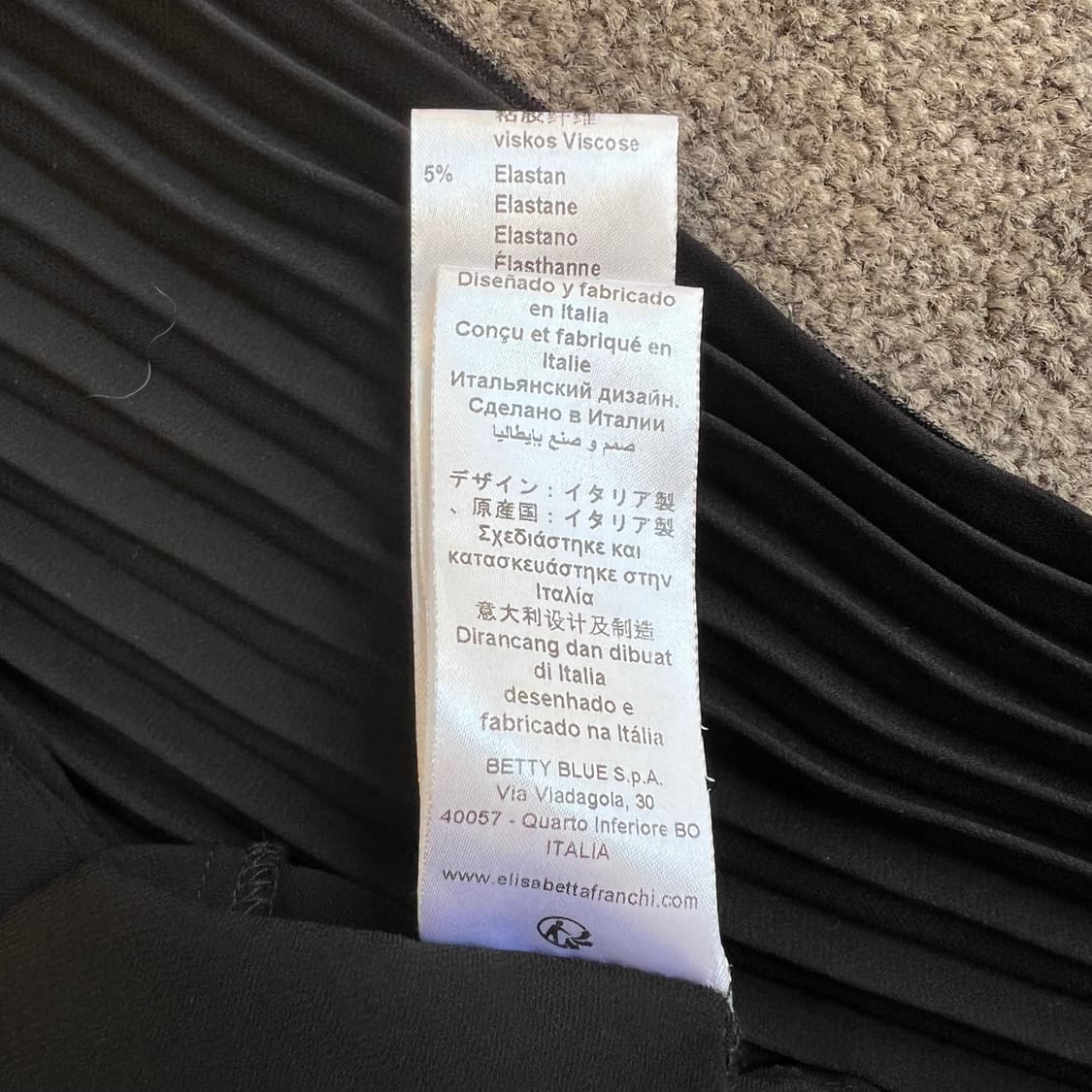 엘리자베타 프란치 블랙 드레스 상품이미지8
