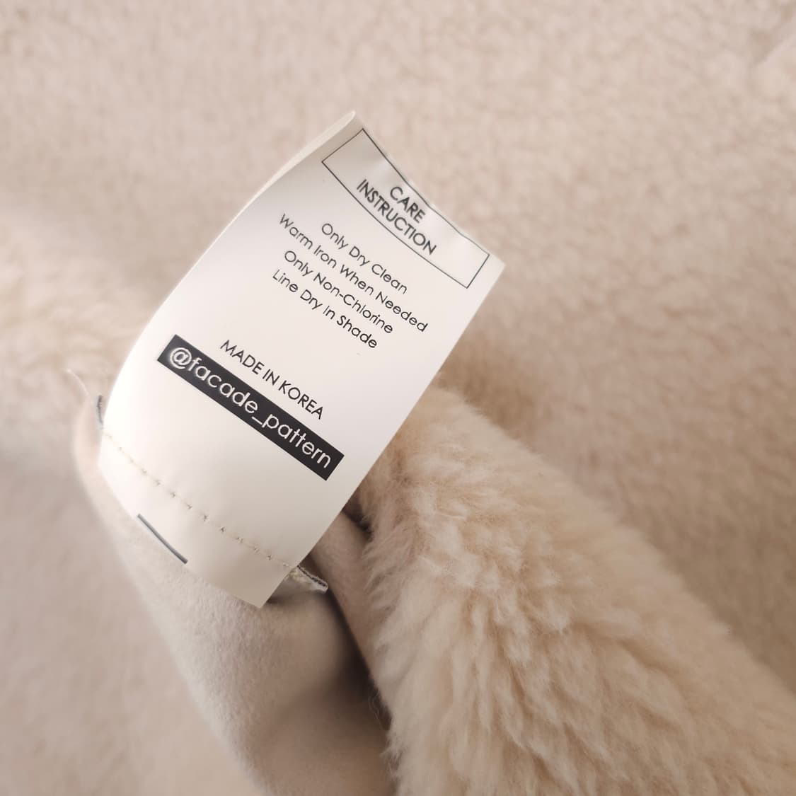 파사드패턴 램스울 리버시블 무스탕 상품이미지6