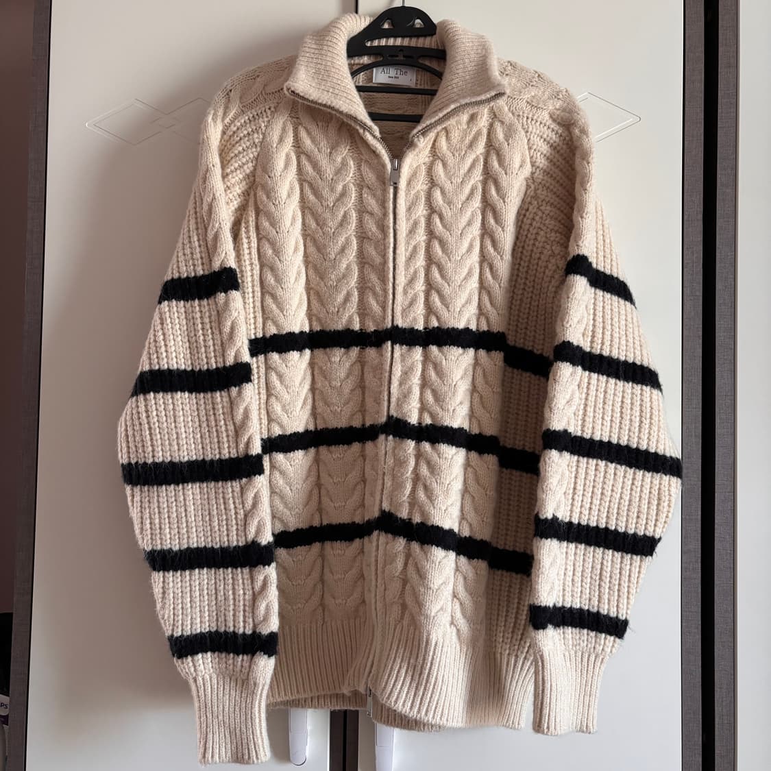 (택포) 투웨이 니트집업 상품이미지1