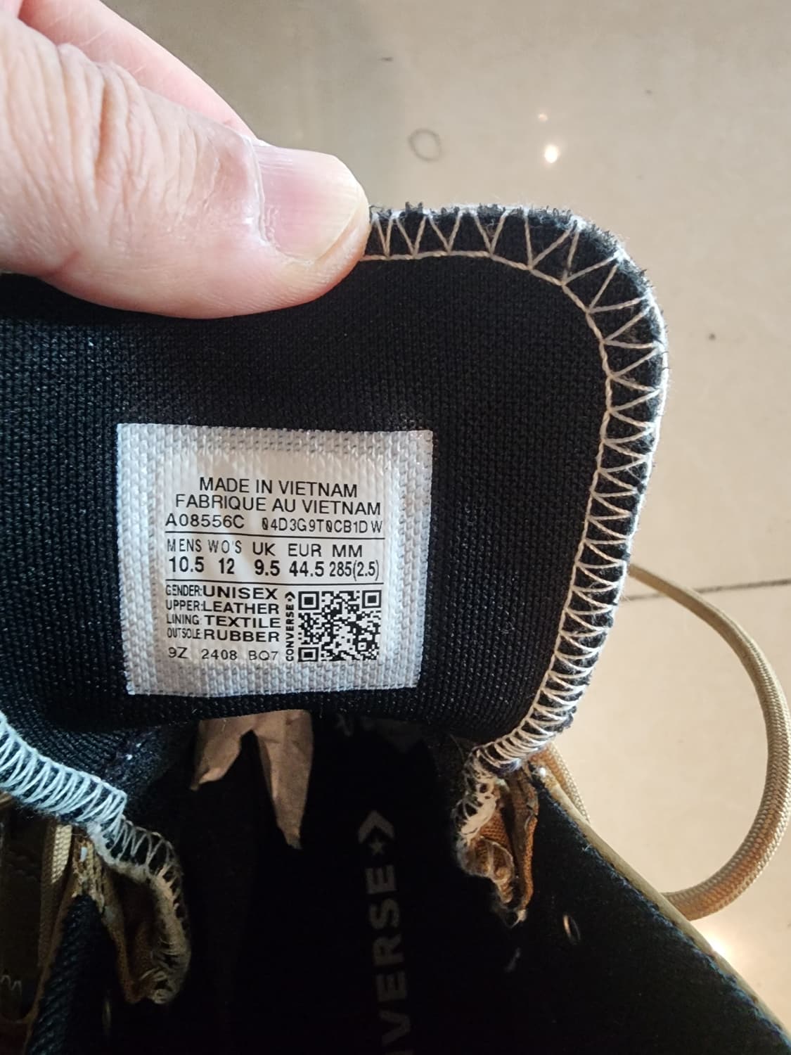 컨버스 탠 척테일러 올스타 이큅 스니커즈 285mm 탄(베이지계열) 색상 상품이미지8