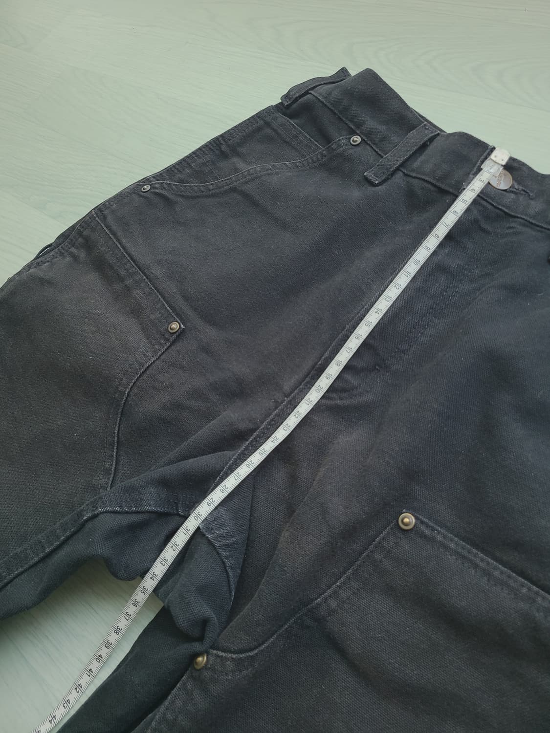 칼하트 b136 blk 블랙 더블니 (30×30) 상품이미지7