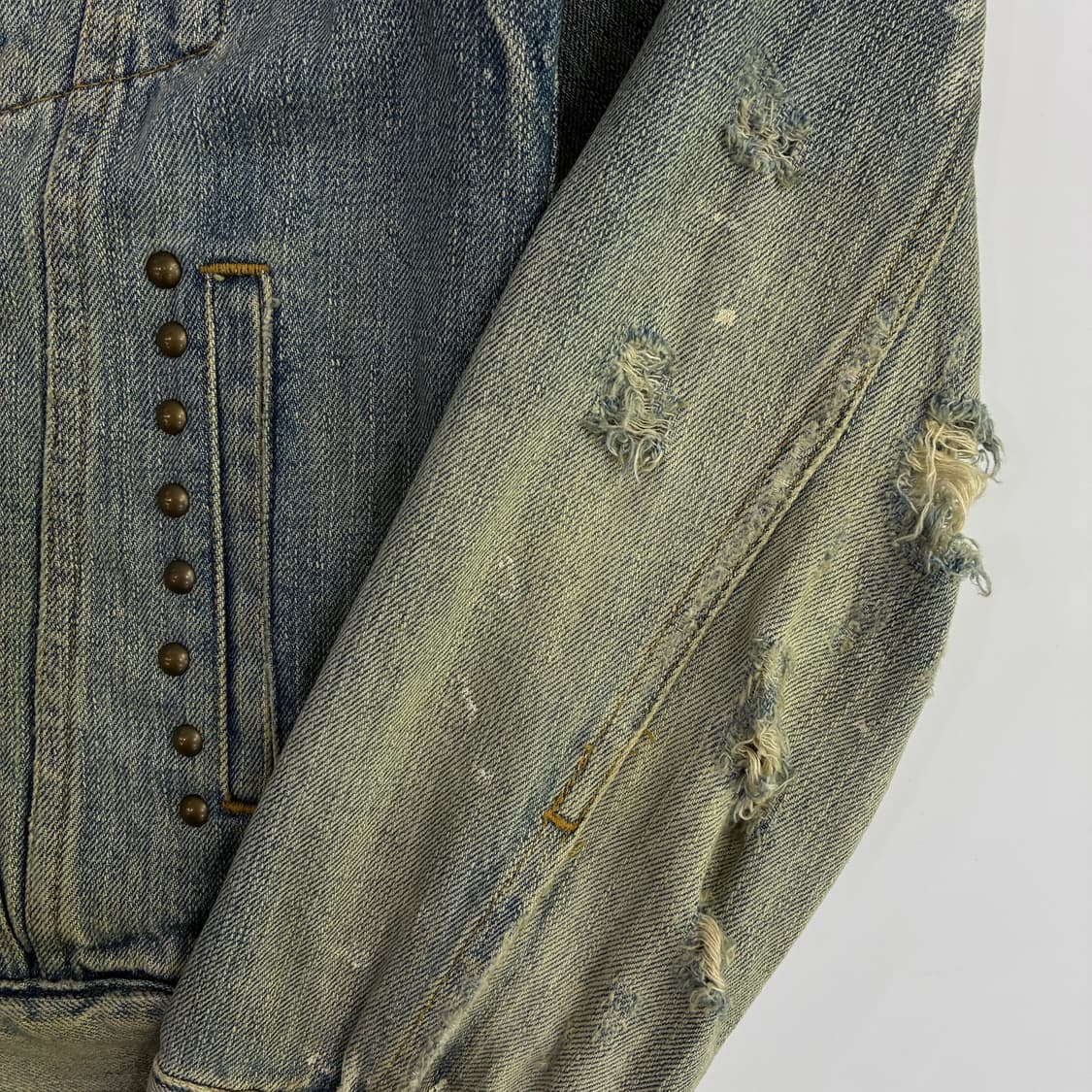 Denim&supply 폴로 데님앤 서플라이 USA 성조기 워시드 데미지 상품이미지7