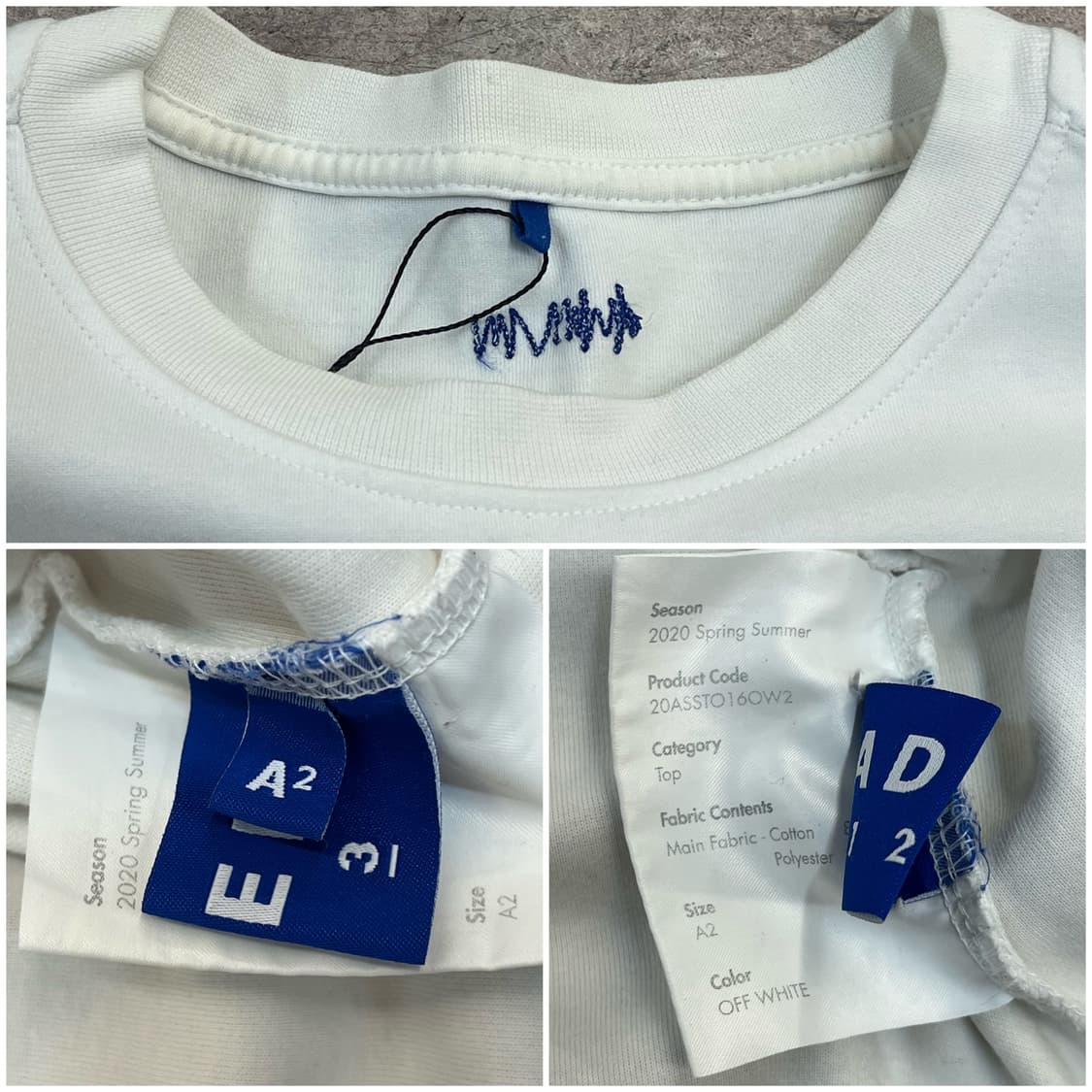 아더에러 베이더 반팔티 화이트 A2 #csz3588 상품이미지3