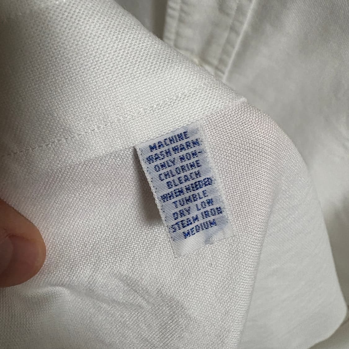 폴로 랄프로렌 야머스핏 옥스포드 셔츠 / 화이트, L 상품이미지8