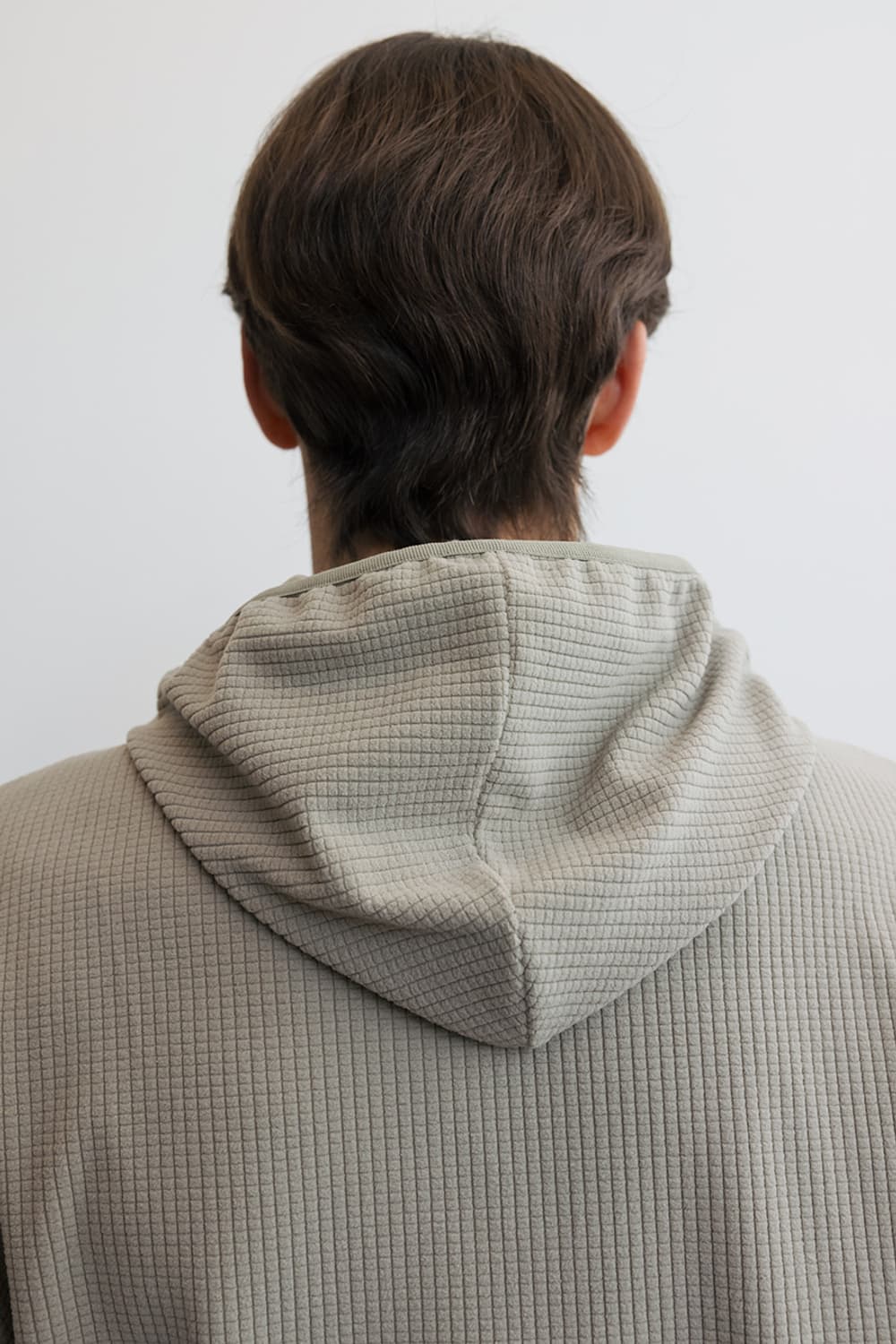 르셉템버 와플 니트 풀오버 후디 세이지 그린 48 (새상품) 상품이미지8