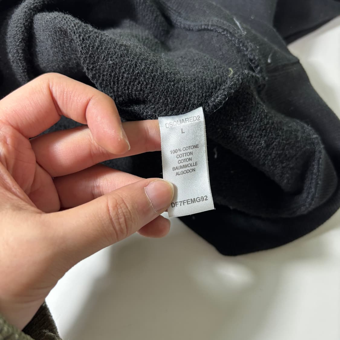 L 디스퀘어드2 블랙 브로스 맨투맨 상품이미지5