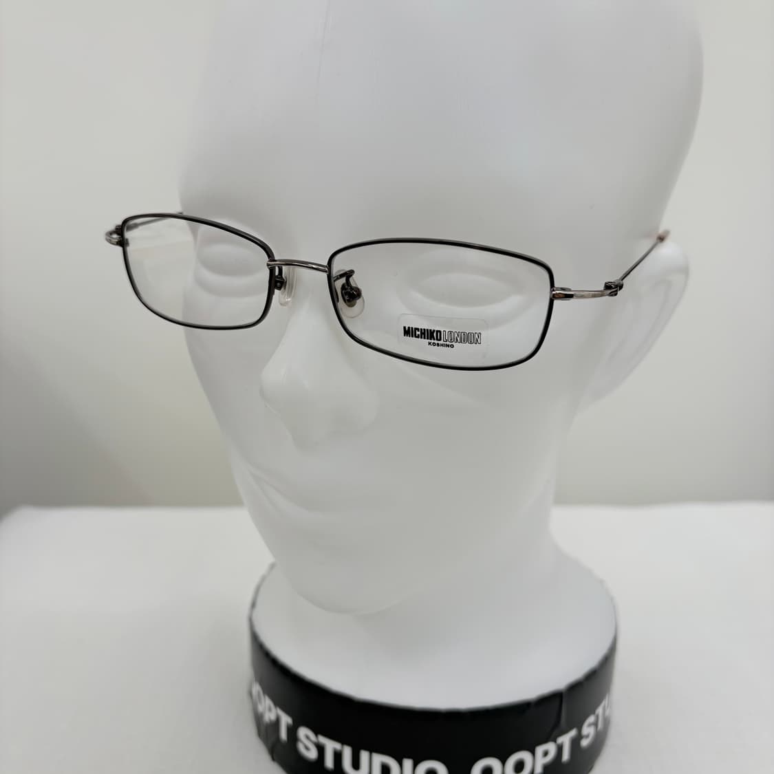 MICHIKO LONDON 미치코런던 브라운 사각 메탈테 상품이미지5