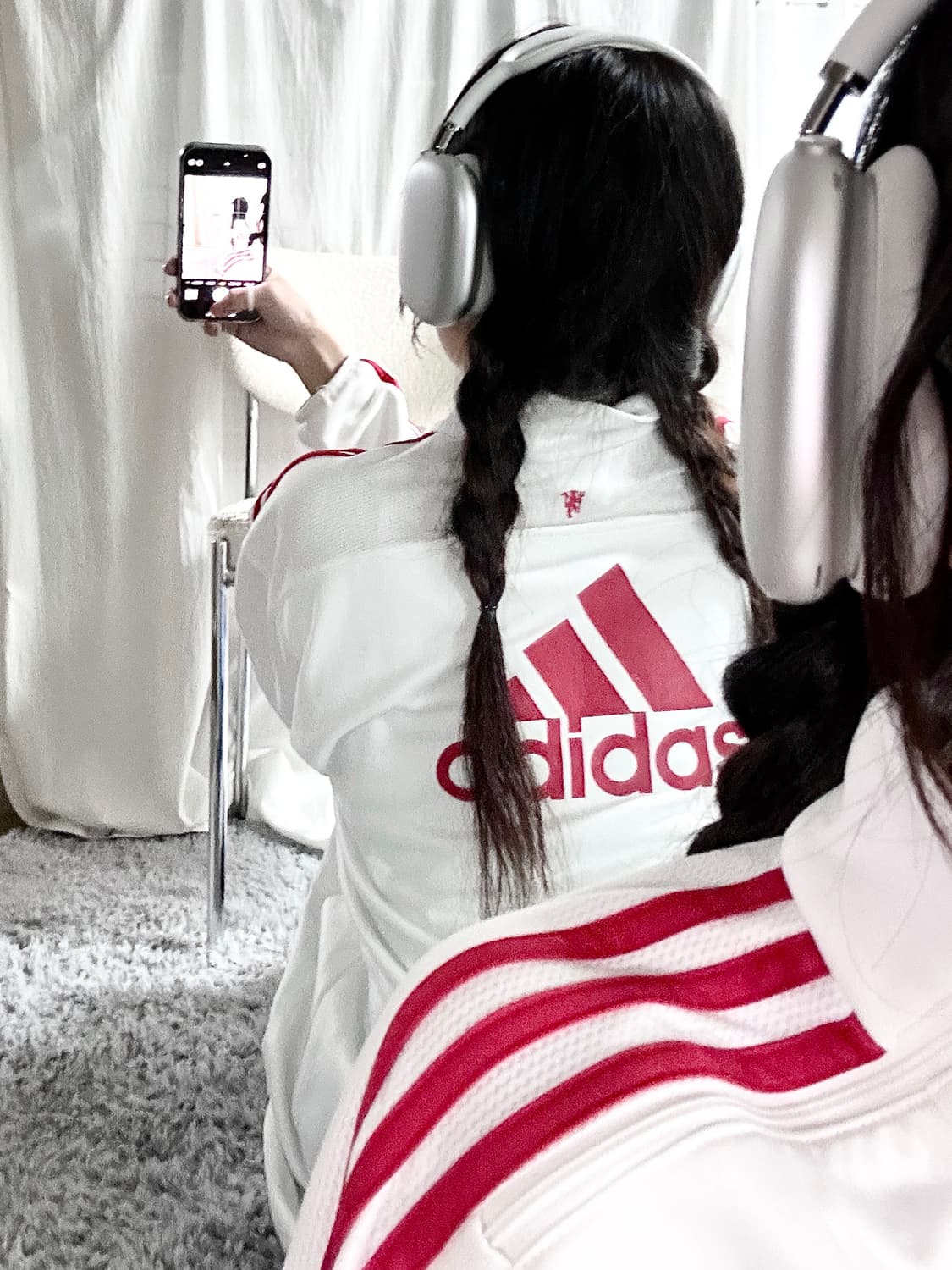 아디다스 빅로고 민유 삼선 롱슬리브 상품이미지1