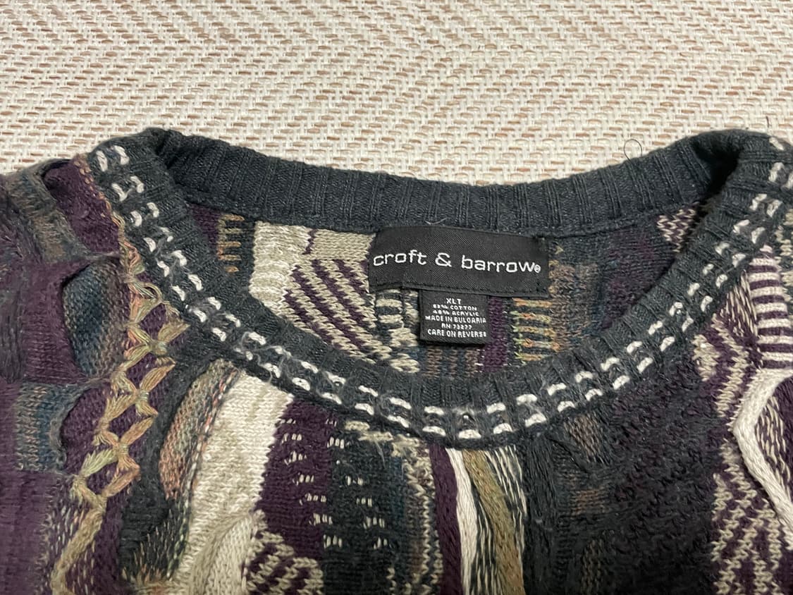 빈티지 croft  3D 케이블니트 J03268 상품이미지4