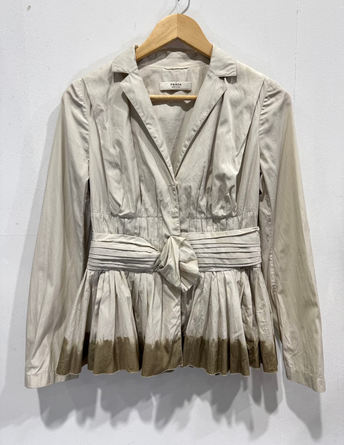 프라다 여성 자켓 아이보리 40 정품 상품이미지1
