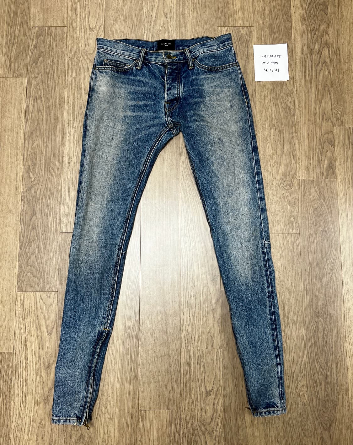 [30] 피어오브갓 5th 셀비지 데님 중청 상품이미지6