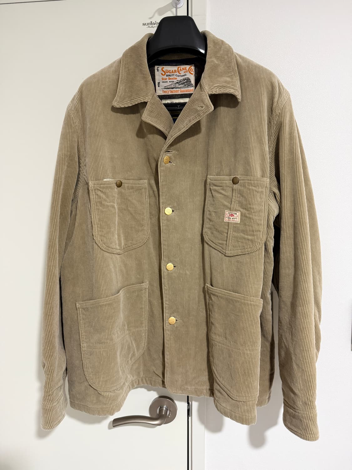 [42] 슈가케인 9W 코듀로이 워크 코트 자켓 sc15233 겨울용 상품이미지1