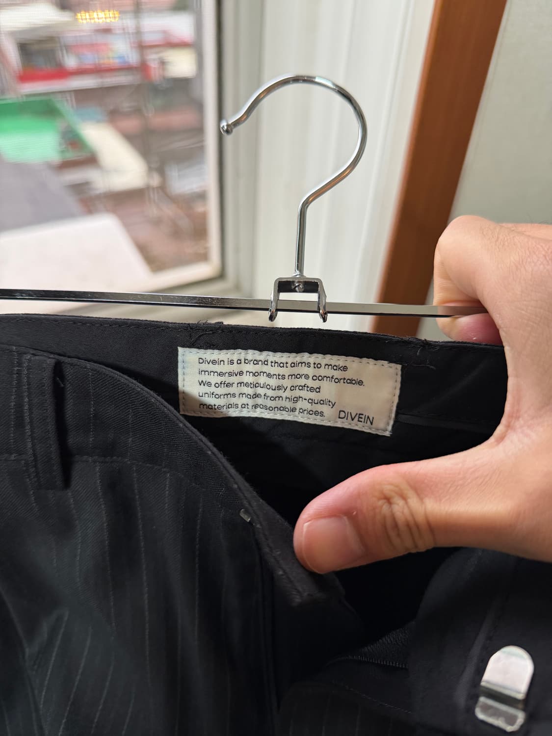 다이브인 스트라이프 트라우저 상품이미지3