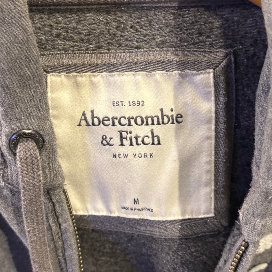 아베크롬비 그레이 후드집업 상품이미지3