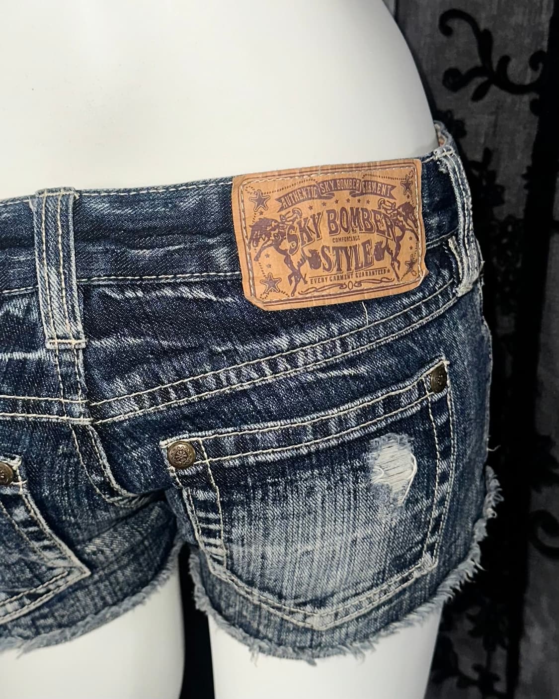 Bohemian denim shorts 상품이미지4