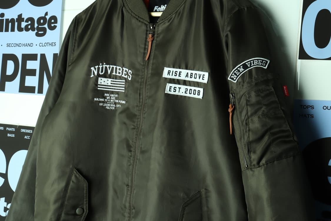 (L-2XL) 펠틱스 집업 바람막이 점퍼자켓 MA1 항공-7B1C 상품이미지5