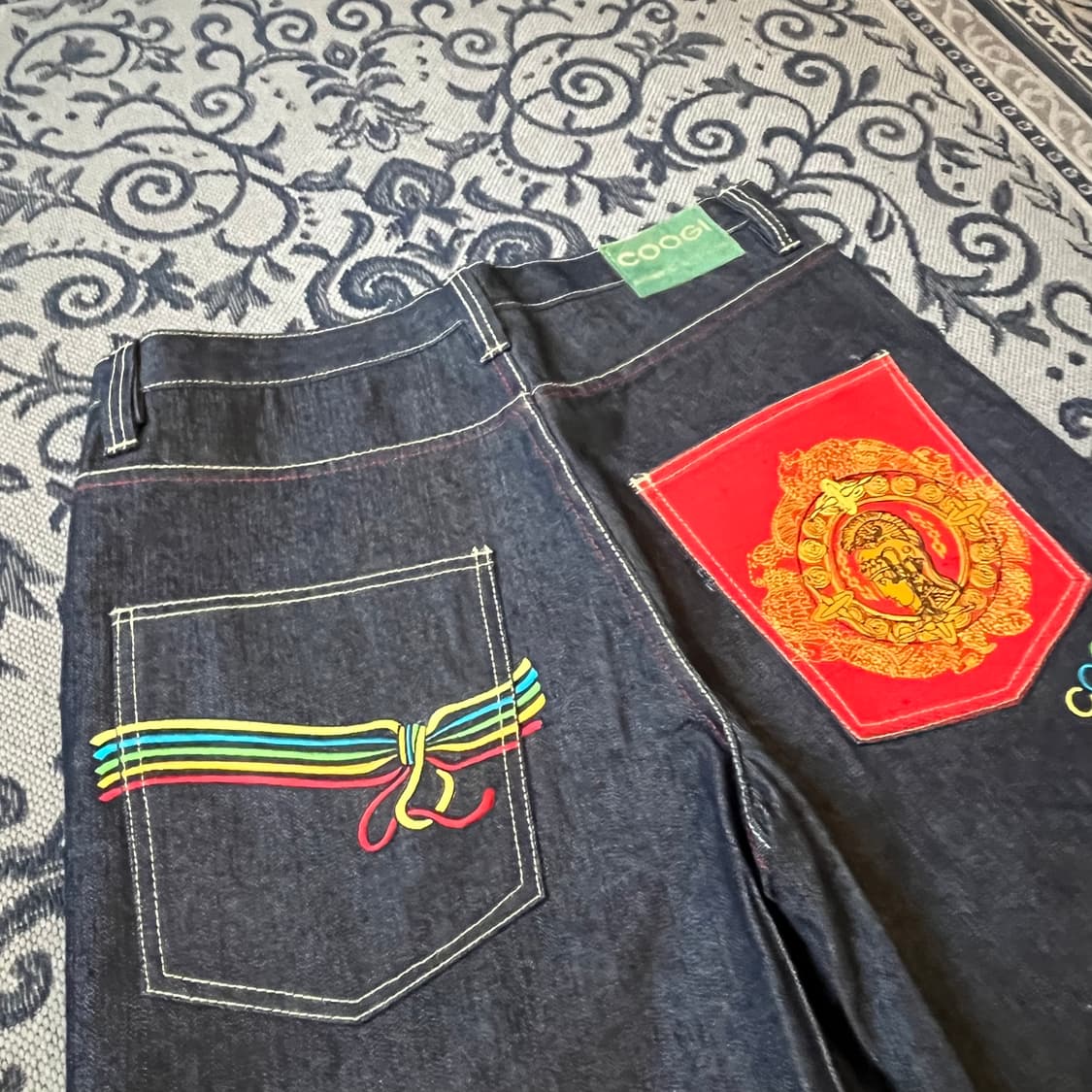 36 COOGI 데님 하프 팬츠/W2381 상품이미지2