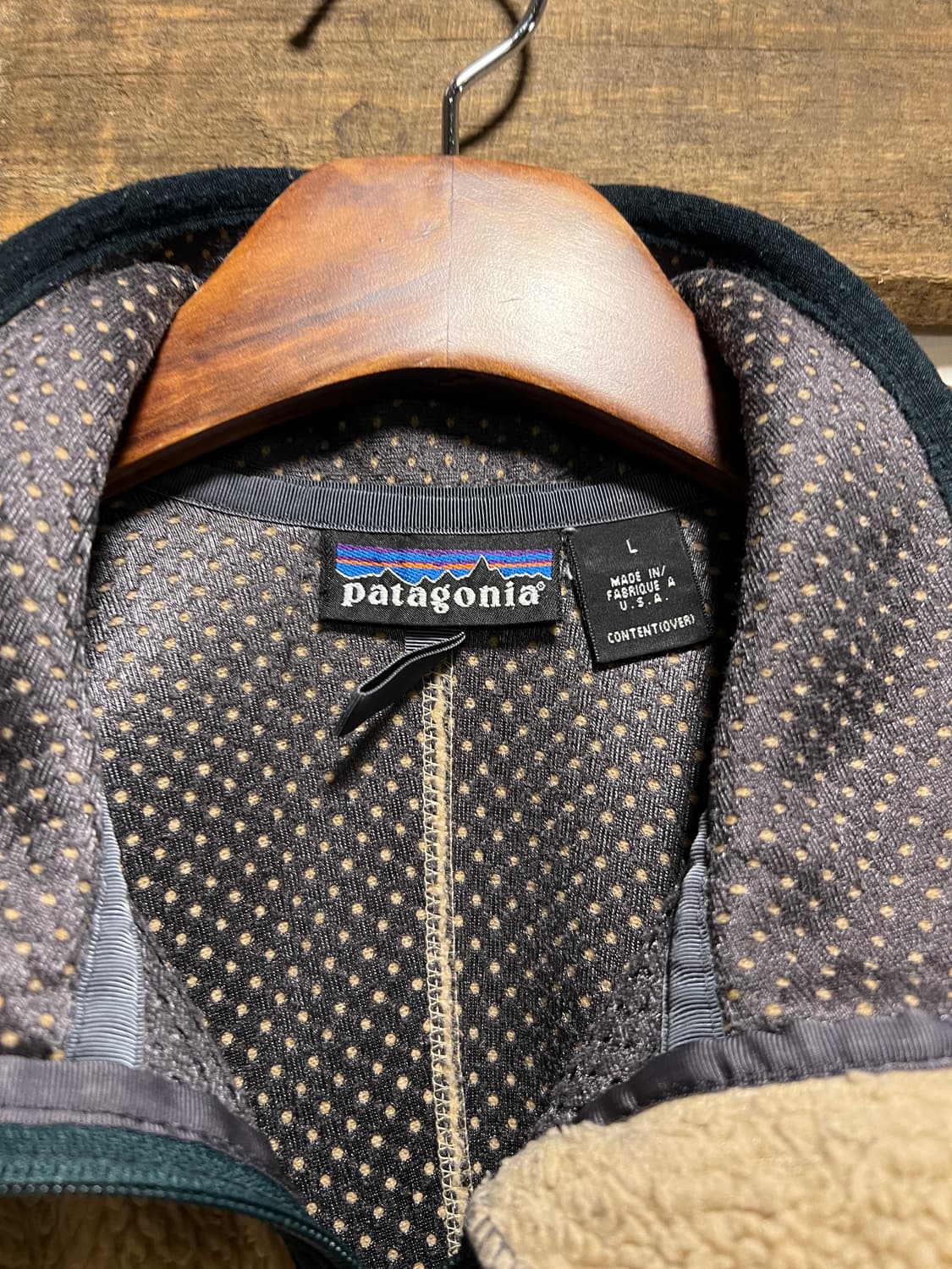 [L]90's 파타고니아 Made in USA 레트로 플리스 자켓 상품이미지2