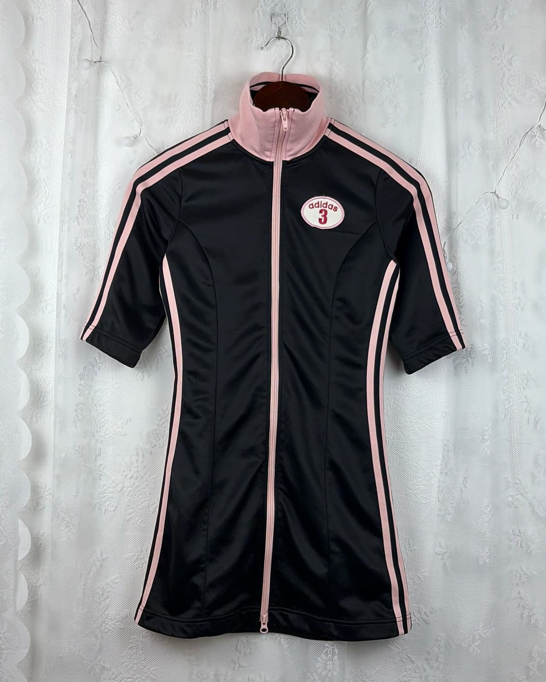 ADIDAS black pink jersey dress 상품이미지5