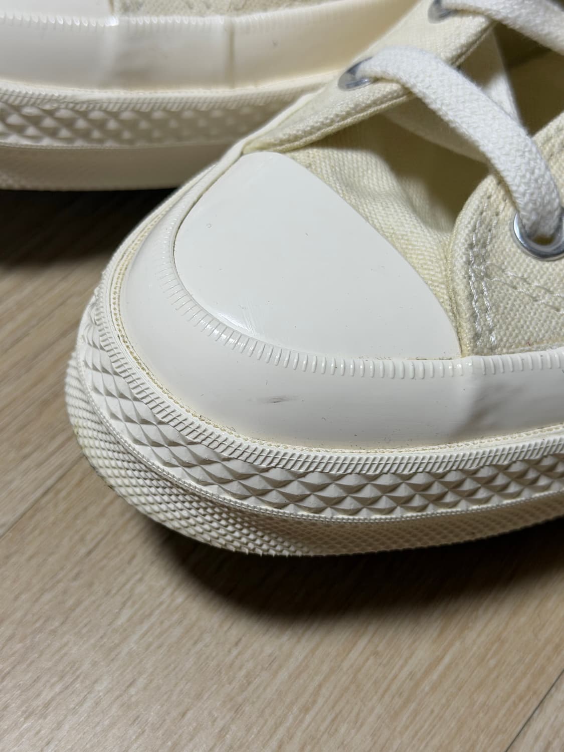 꼼데가르송 컨버스 하이 화이트 275 상품이미지5