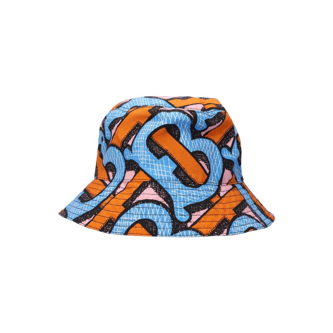 버버리 8033707 모노그램 버킷햇 블루 오렌지  상품이미지2