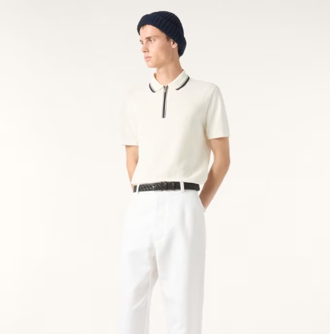 (A+/L) / 로로피아나 집 레가타 폴로 카라넥 코튼 반팔 티셔츠 상품이미지7
