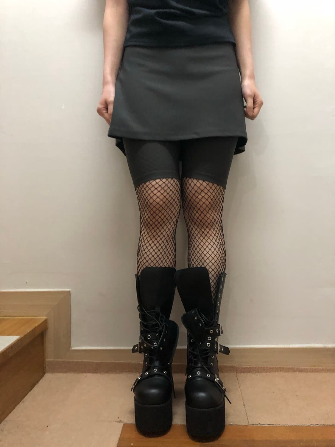 빈티지 그레이 레이어드 팬츠 상품이미지4