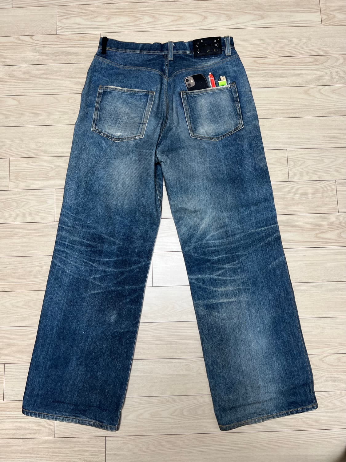 앤더슨벨 트롱프뢰유 데님 팬츠 28 사이즈 상품이미지3