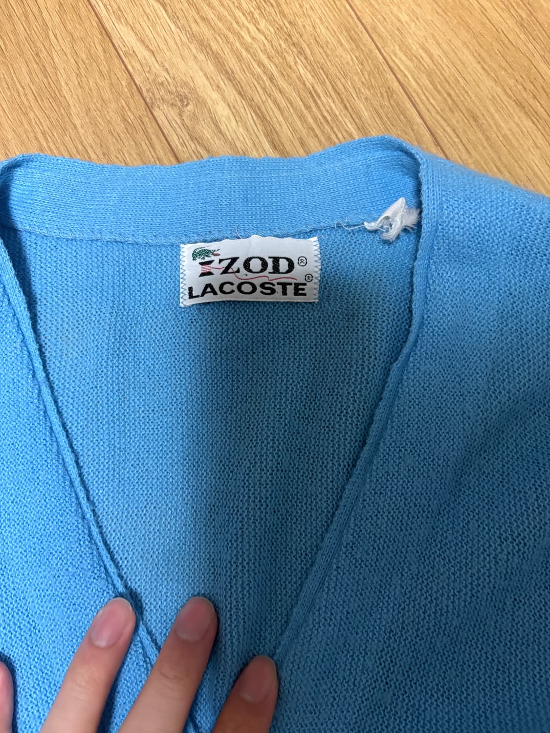 70s izod 라코스테 아크릴 가디건 상품이미지2