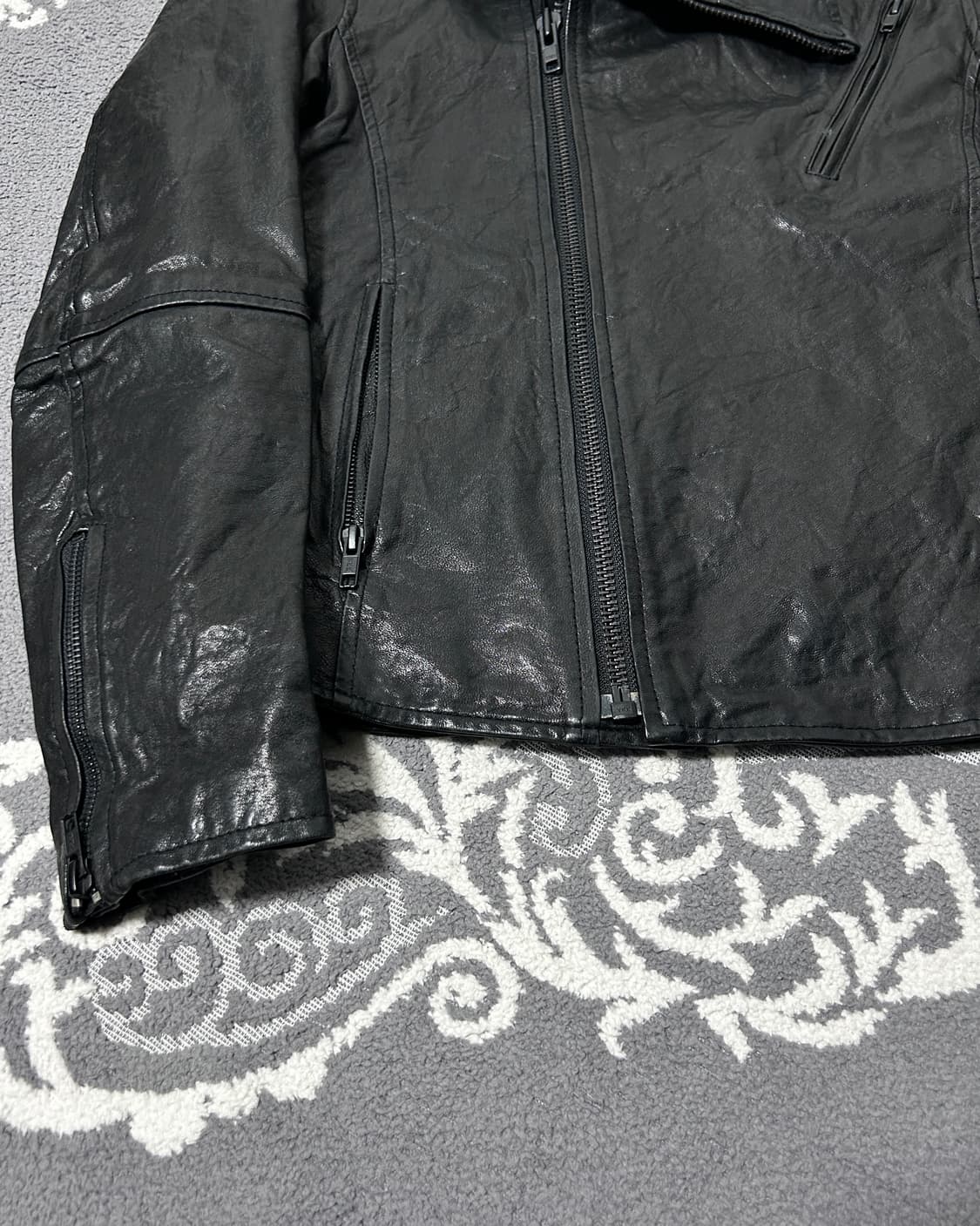 206 Homme Asymmetric High-neck Sheepskin 상품이미지6