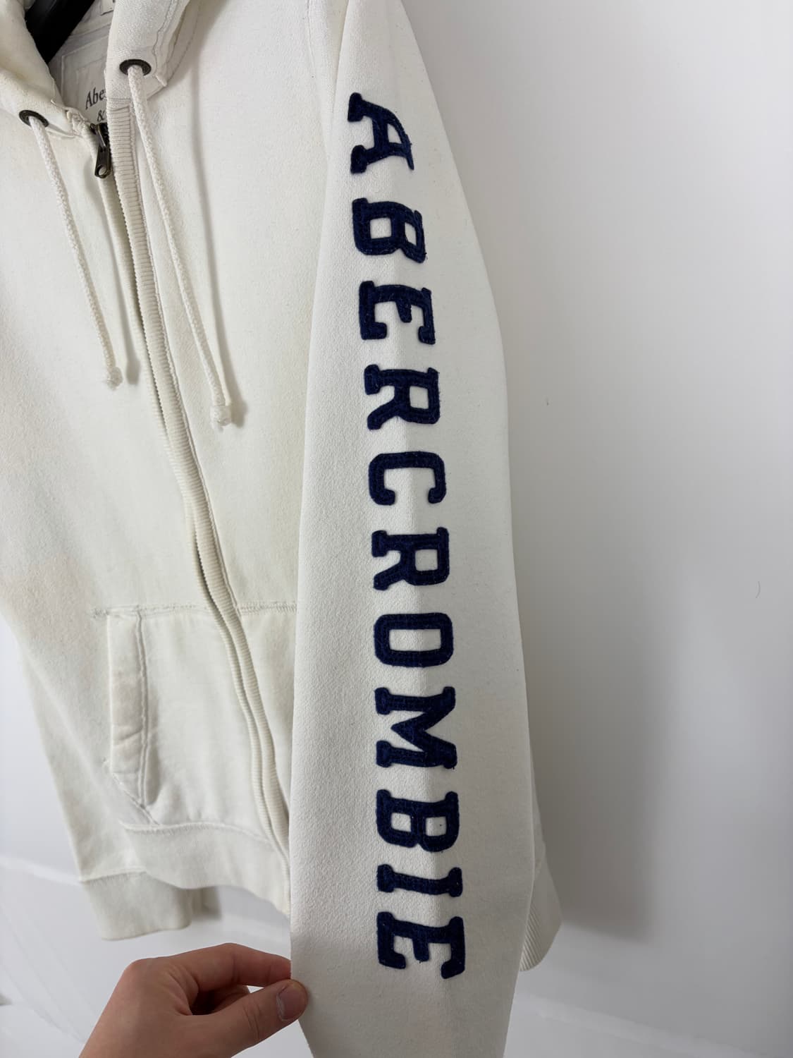 a129) 아베크롬비 사이드로고 후드집업 상품이미지4