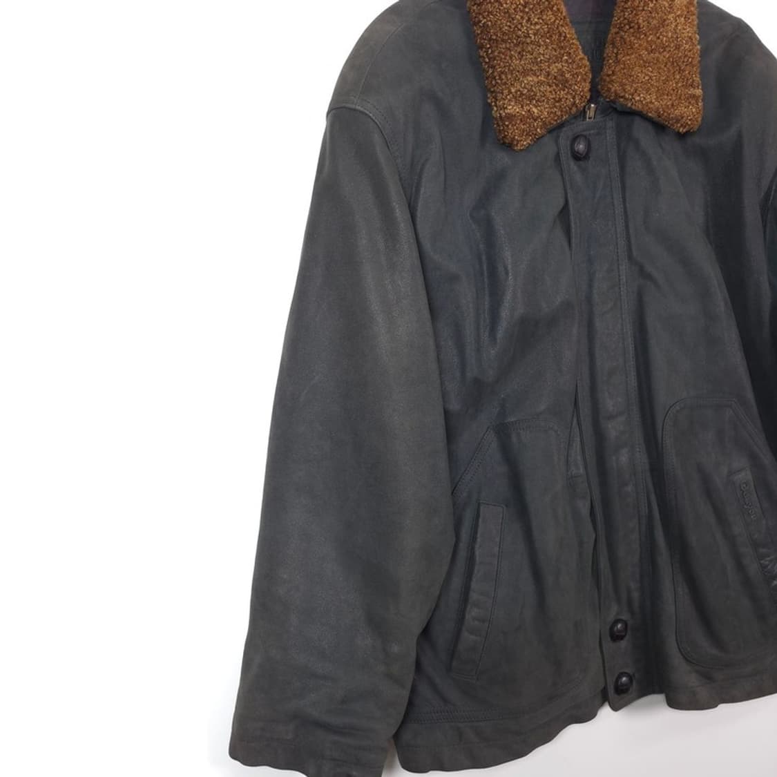 CANYON 빈티지 램스킨 에비에이터 가죽 블루종 L 상품이미지7