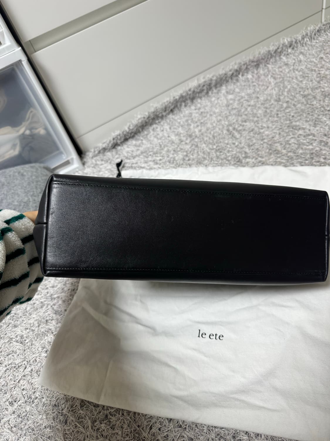 르에떼 캐리백 carry bag 다크브라운 상품이미지8