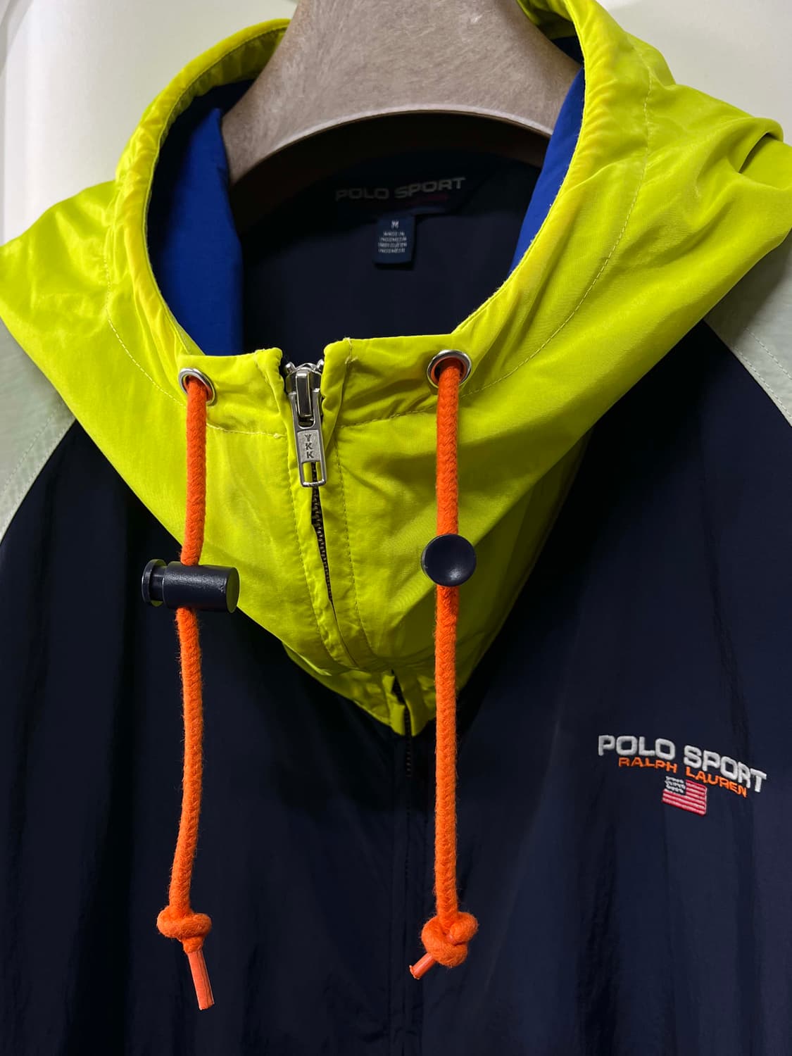 폴로 스포츠 lo-life 스펠아웃 블럭 윈드브레이커 자켓 상품이미지5