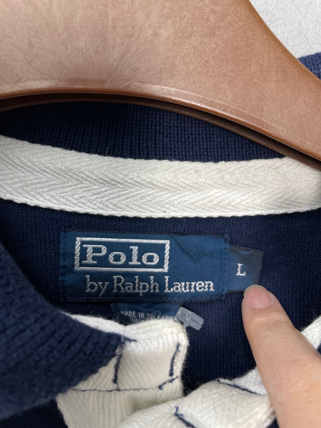 폴로 랄프로렌 크레스트 자수 카라티 H1344 상품이미지5