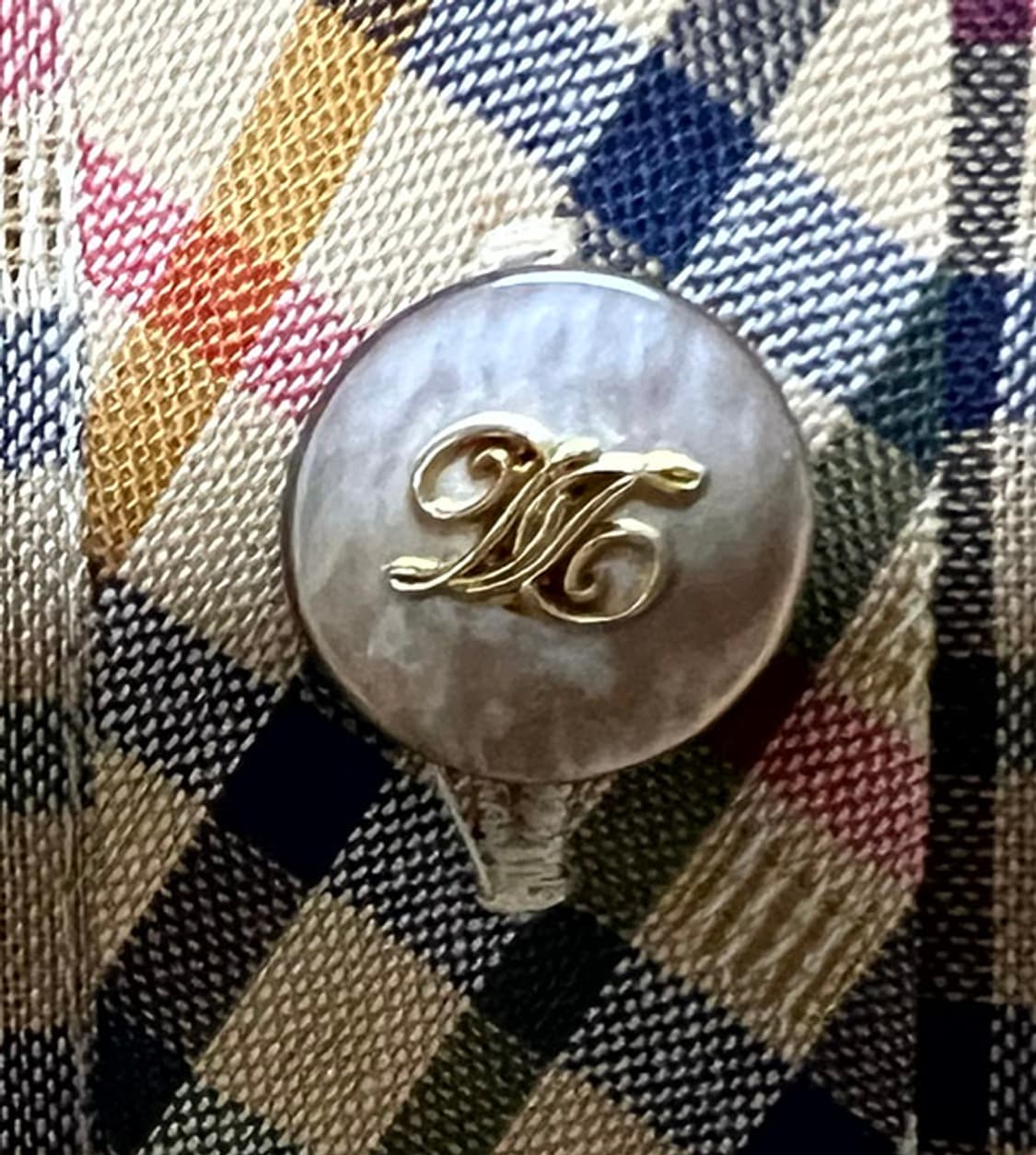 DAKS 닥스 여자 원피스 견 체크 시원한 반팔 캐주얼 M 95 66 상품이미지3